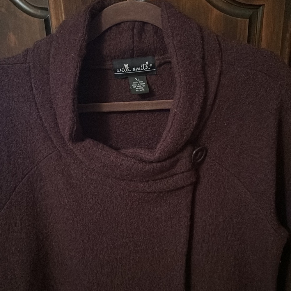 One button Sweater Jacket - Picture 2 of 2